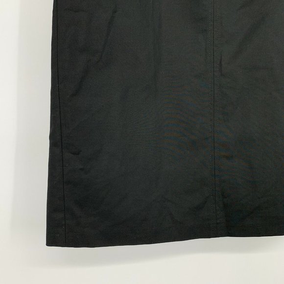 Lafayette 148 New York Skirt Black Pencil Straight High Waist - Picture 6 of 8